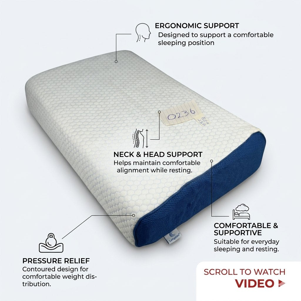 Premium Imported Memory Foam Pillow – P0236