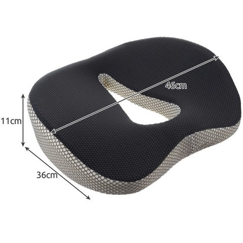 Chair Cushion - Ergonomic Seat for Orthopedic Coccyx, Hip & Back Support -