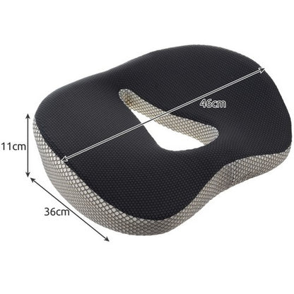 Chair Cushion - Ergonomic Seat for Orthopedic Coccyx, Hip & Back Support -