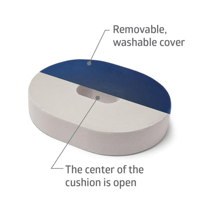 Chair Cushion - Ergonomic Seat Cushion for Orthopedic Coccyx, Relief Hip & Back Support -