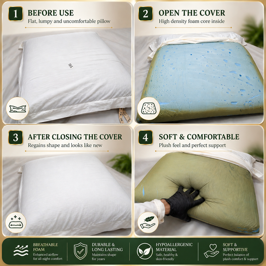 Imported Lot Memory foam Pillow P0198
