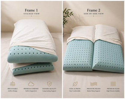Pair Imported Lot Memory foam Pillow P0191