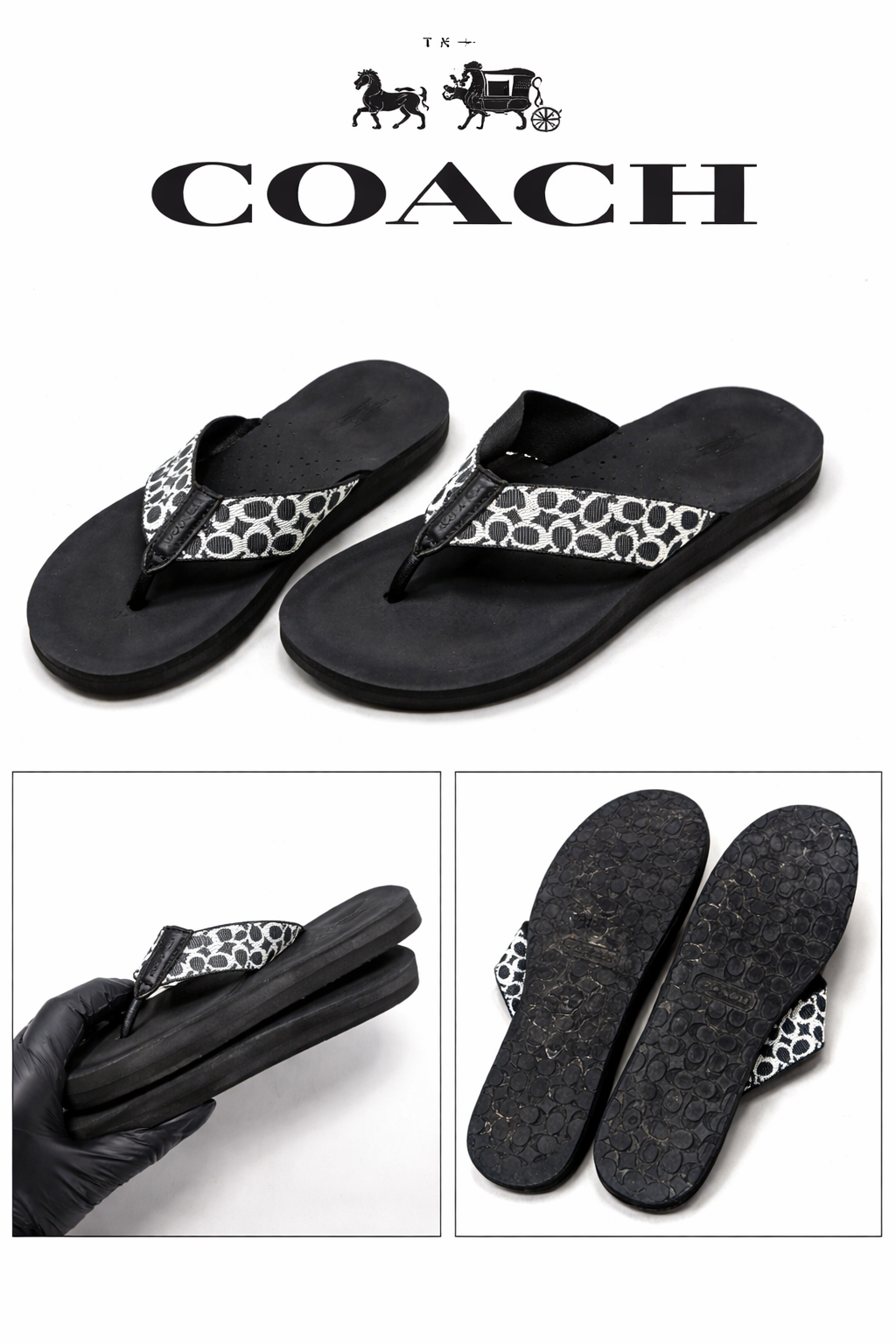 COACH Branded Slide/Slippers