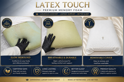 LATEX Imported Lot Memory foam Pillow P0205