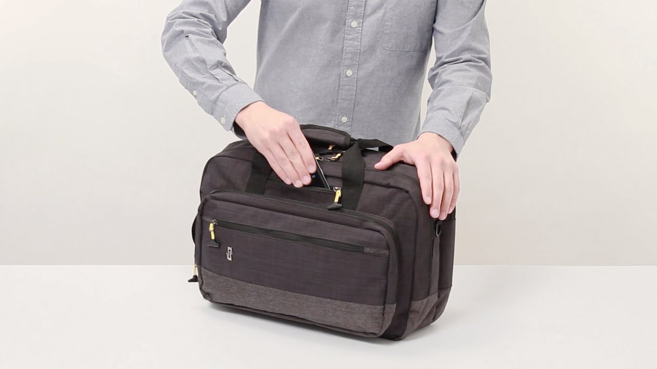 Solo brand newc03 in 01 laptop bag, backpack