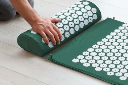 Acupressure Mat and Pillow Set for Back and Neck Relief and Muscle Relaxation Relieves title will update soon