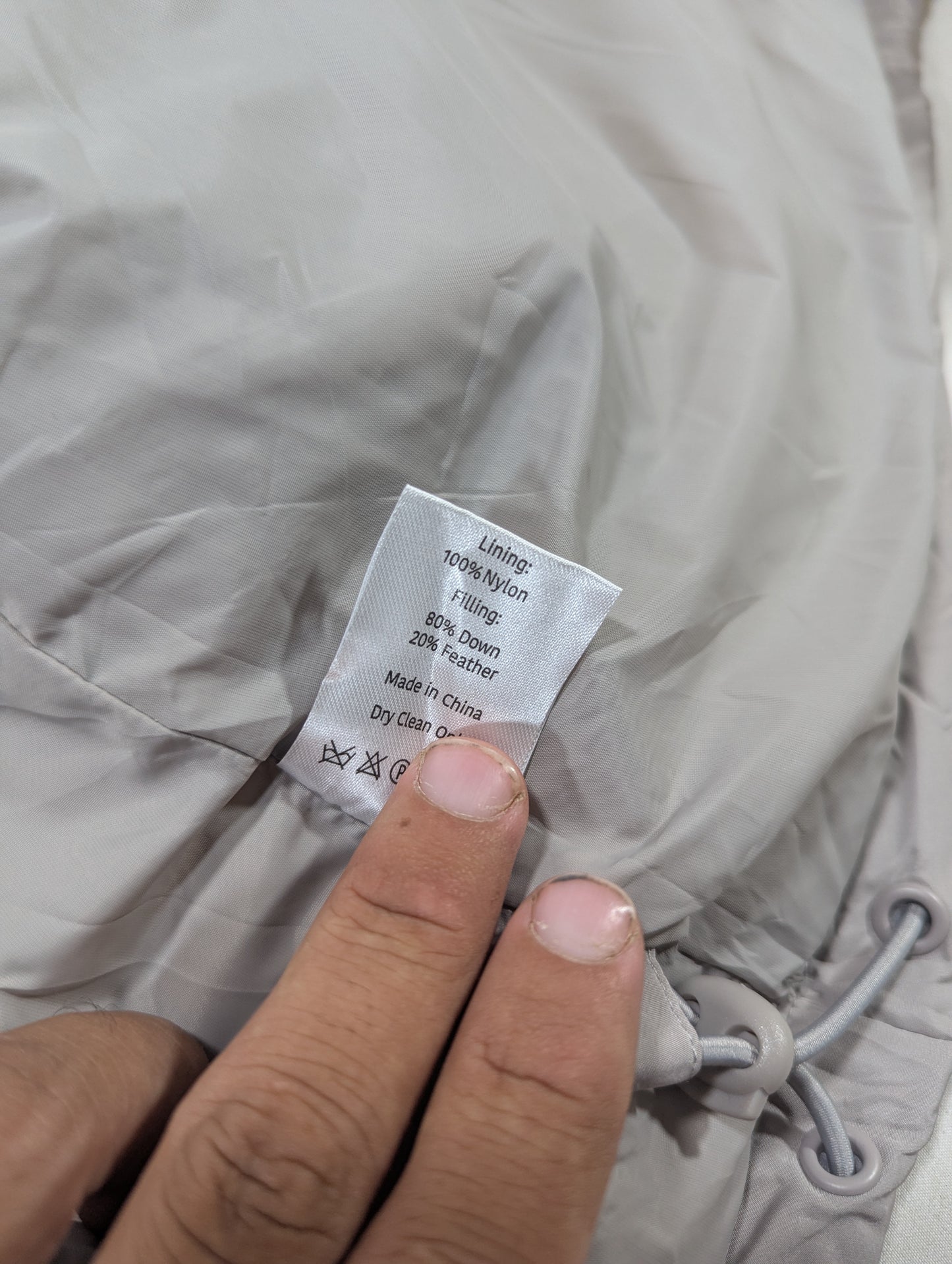 80%Down, 20% Feather puffer jacket