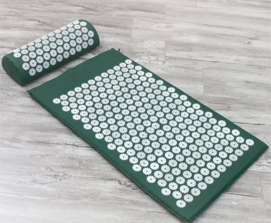 Acupressure Mat and Pillow Set for Back and Neck Relief and Muscle Relaxation Relieves title will update soon