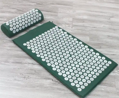Acupressure Mat and Pillow Set for Back and Neck Relief and Muscle Relaxation Relieves title will update soon