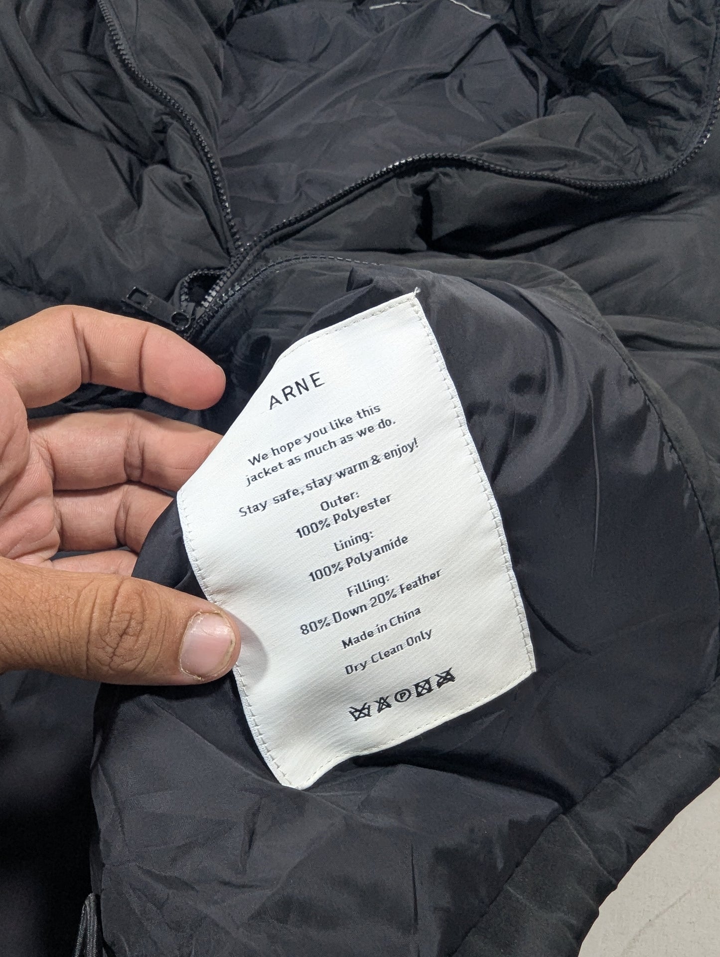 80% Down 20% Feather puffer jacket