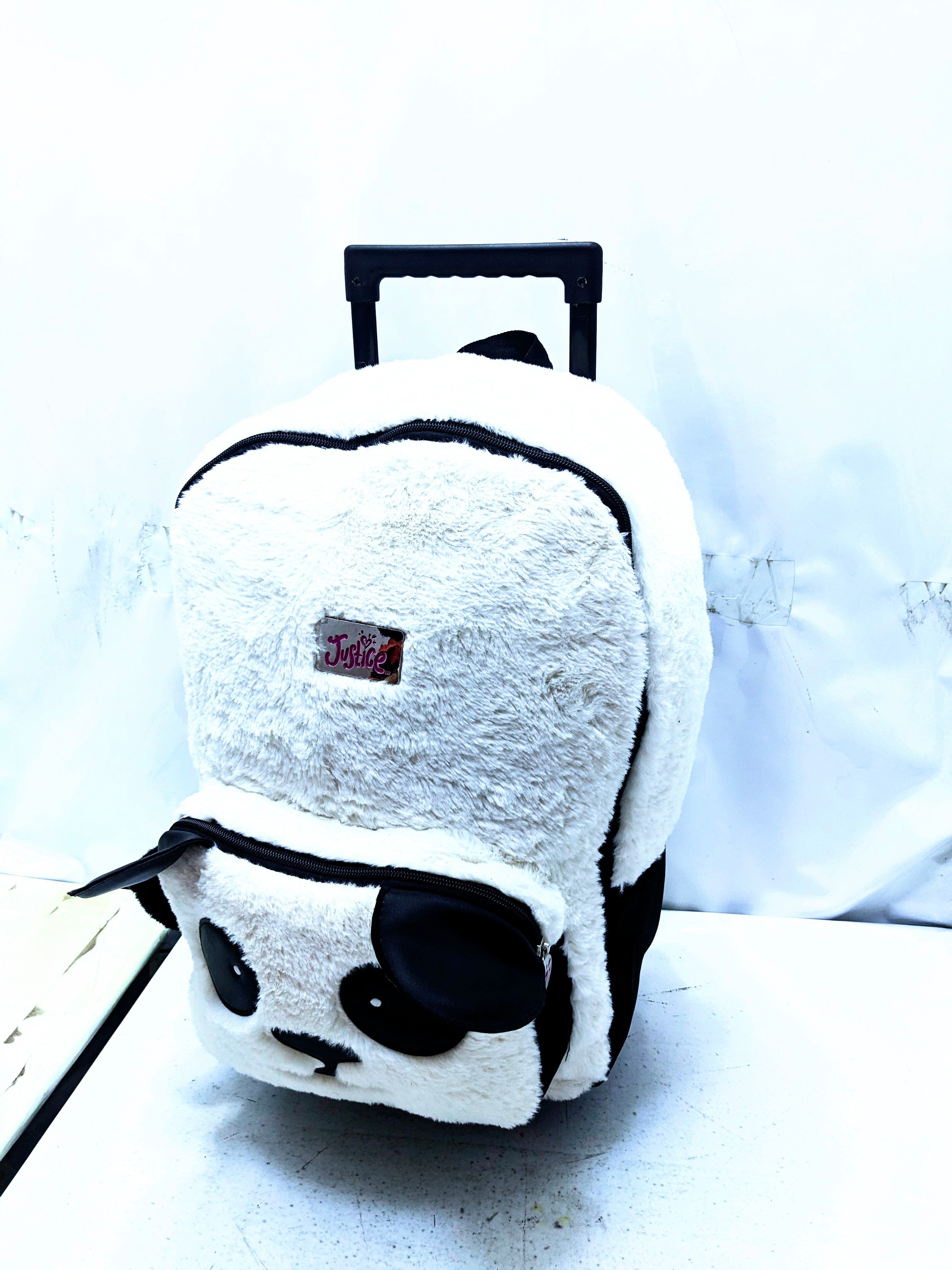 Panda pattern trolley bag/backpack